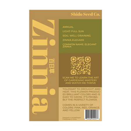 Zinnia - Seeds,