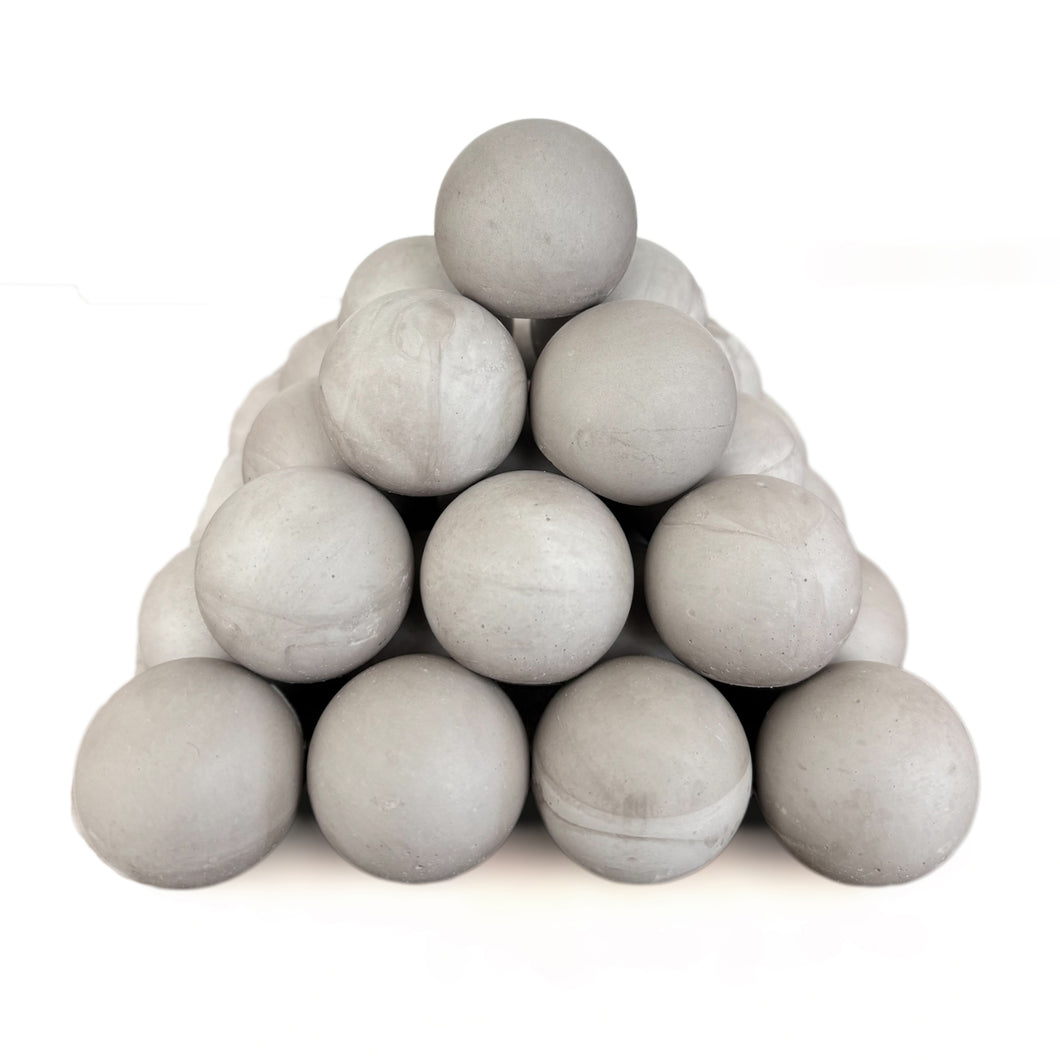 Sphere, 1.25in, 64ct., Graphic Charcoal