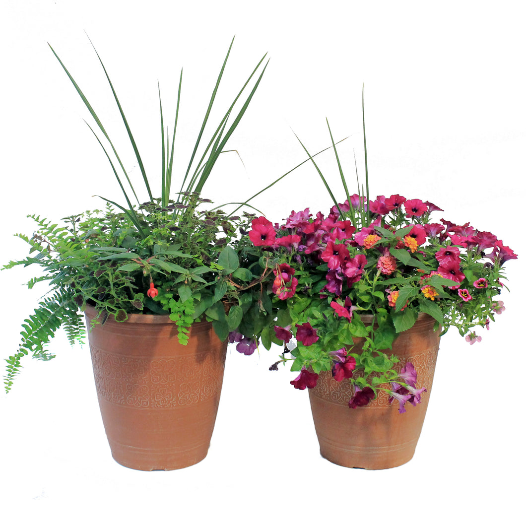 Planter, 13in, Spring Combo, Assorted