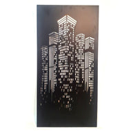 Skyscraper Metal Wall Art