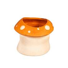 Load image into Gallery viewer, Pot, 4.25&quot; Ceramic Mushroom Cachepot
