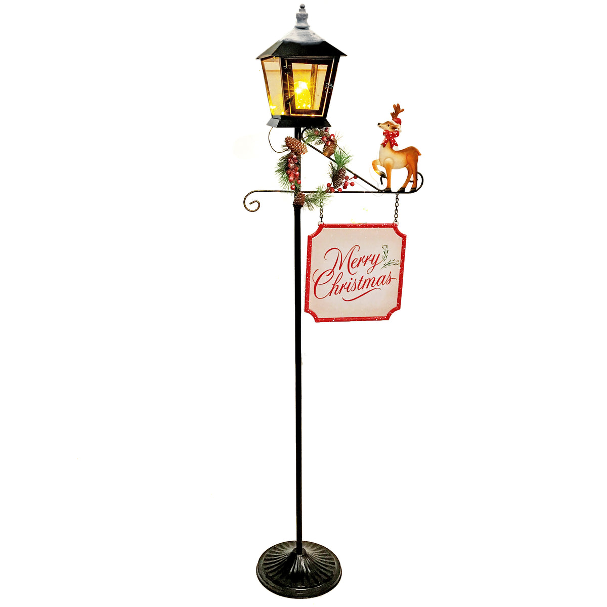 Lamp Post, LED, Joyful Traditions