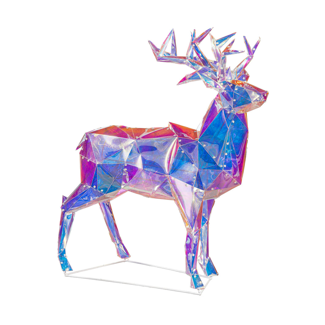 Decor Iridescent Deer, LED, 28in H