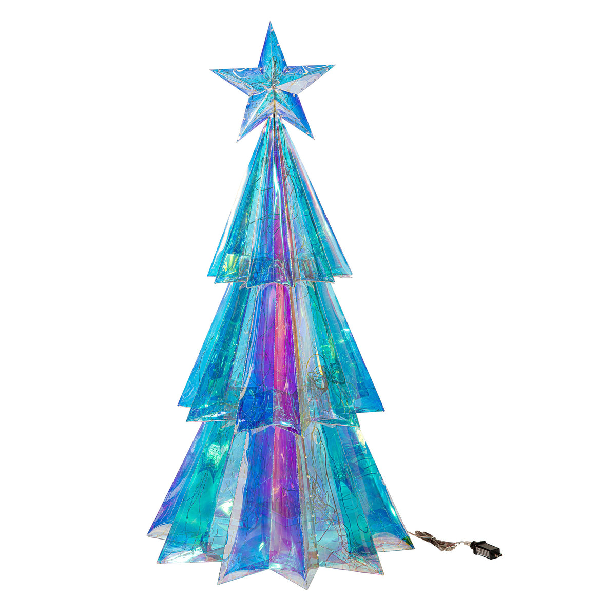 Decor Iridescent Tree, LED, 4ft H