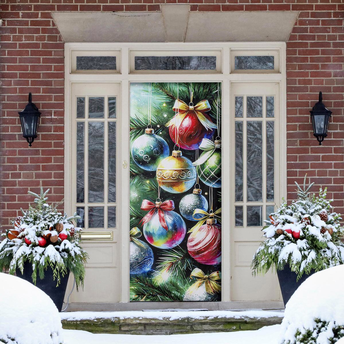 Door Cover, Holiday Ornaments