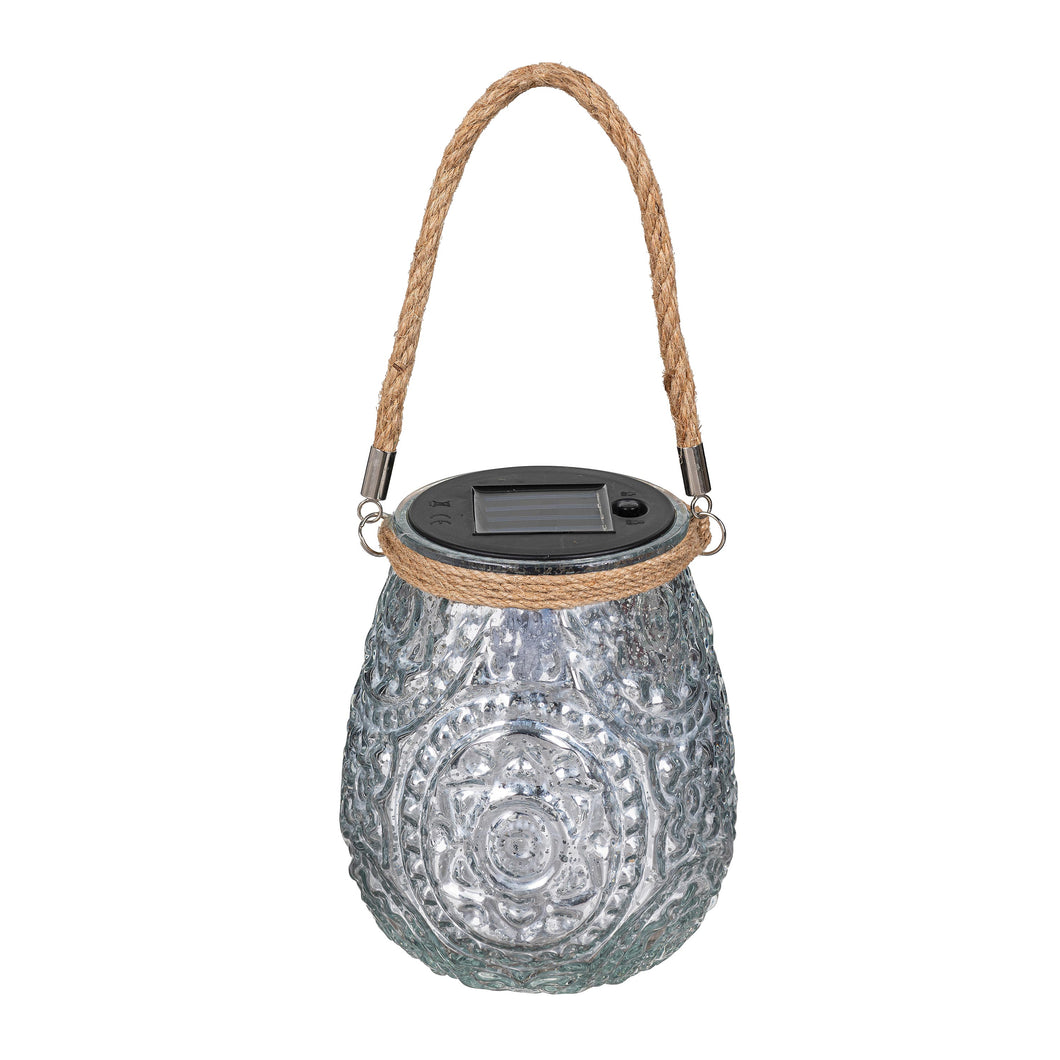 LED Lantern, Holiday Poinsettia