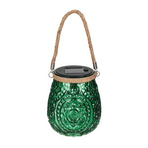 LED Lantern, Holiday Poinsettia