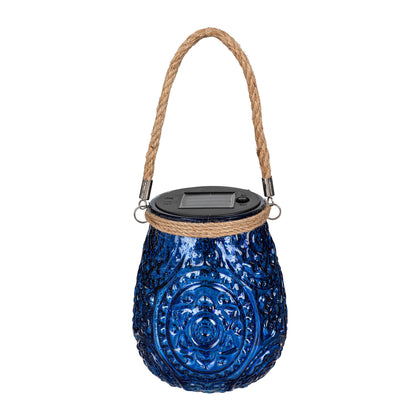 LED Lantern, Holiday Poinsettia
