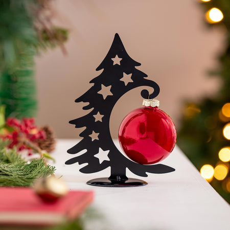 Metal Tree w/ Glass Ornament
