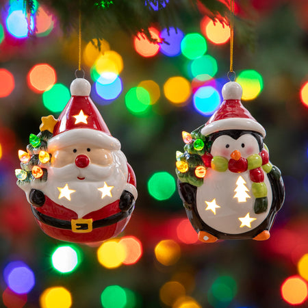Ornament, WCeramic Xmas Icons