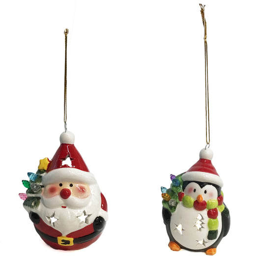 Ornament, WCeramic Xmas Icons