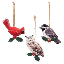 Load image into Gallery viewer, Mteal Woodland Birds Ornaments

