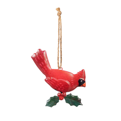 Mteal Woodland Birds Ornaments