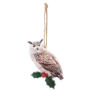 Mteal Woodland Birds Ornaments