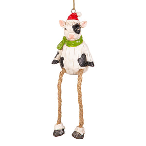 Resin Farm Animals w/ Dangling Legs Ornaments