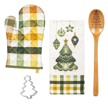 Christmas Baking Gift Set, Green Tree