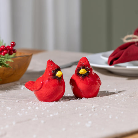 Salt & Pepper Shakers, Ceramic Cardinals