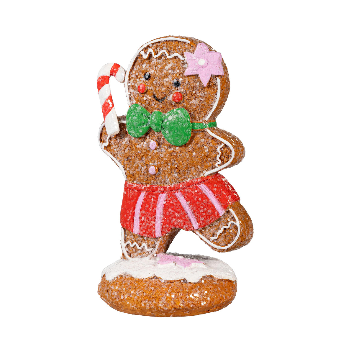 Ceramic Gingerbread Deocr, 2 Asst