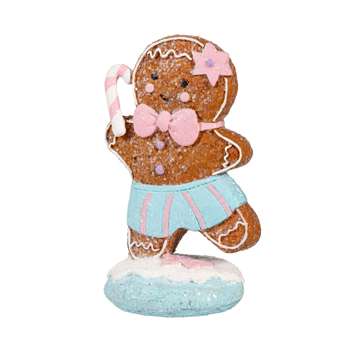 Ceramic Gingerbread Deocr, 2 Asst