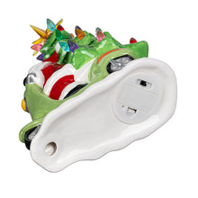 Load image into Gallery viewer, Decor, Resin LED Santa On a Scooter/ Tree
