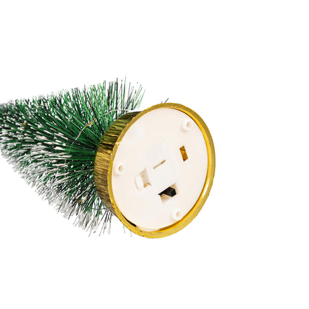 LED Colour Changing Bottlerbush Tree, Green, 7.5in
