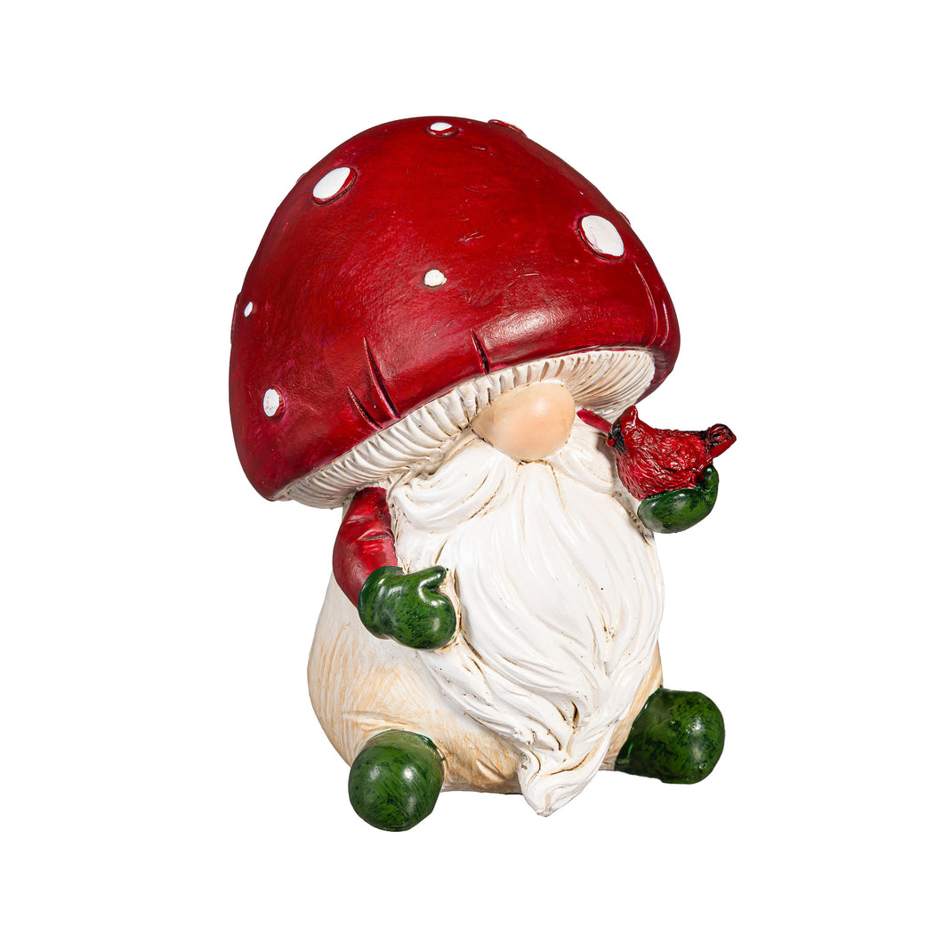 Resin Mushroom Gnome, Table Decor
