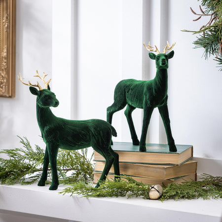 Resin Green Deer Assorted