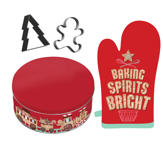 Christmas Baking Gift Set, Baing Spirits Bright