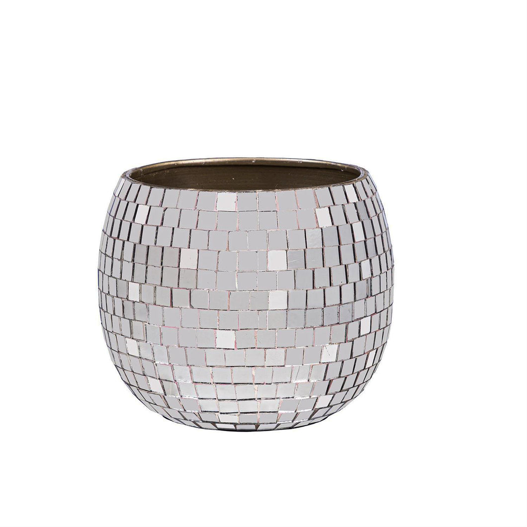 Mirror Glass 6.5in PLanter