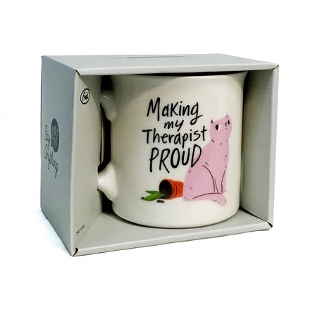 Say Anything Porcelain Mug, Therapist. 16oz