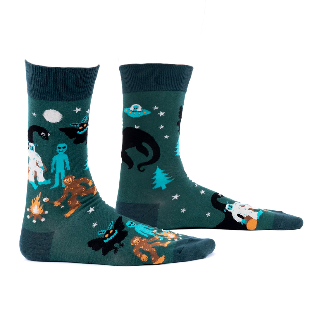 Men's Crew Socks, Cryptid Society