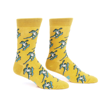 Men's Crew Socks, Skateboarding Gator
