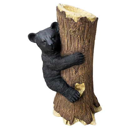 Climbing Bear Cub Statue