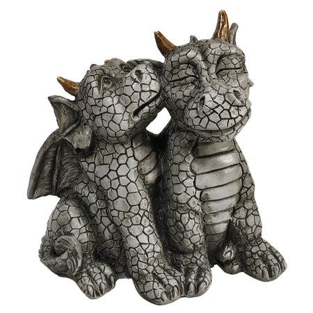 12in Asher & Andia Dragon Statue