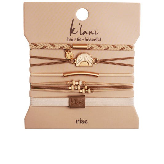K'lani Hair Tie + Bracelet - Rise, Small