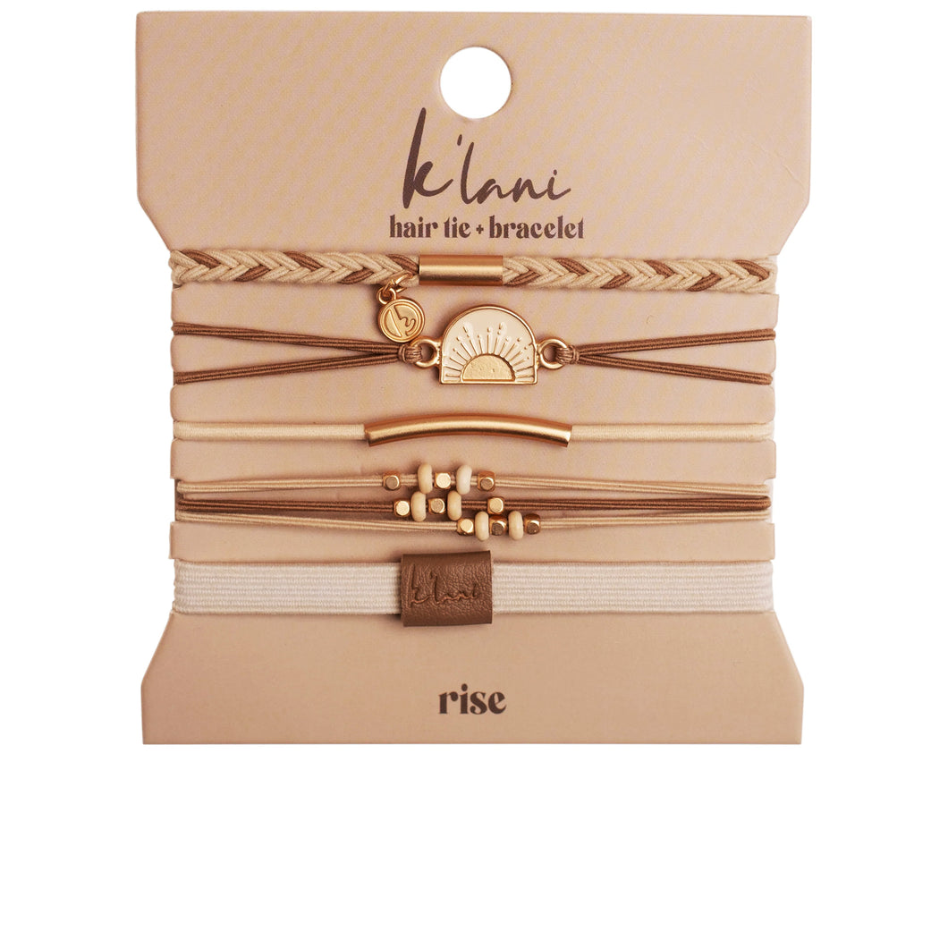 K'lani Hair Tie + Bracelet - Rise, Small