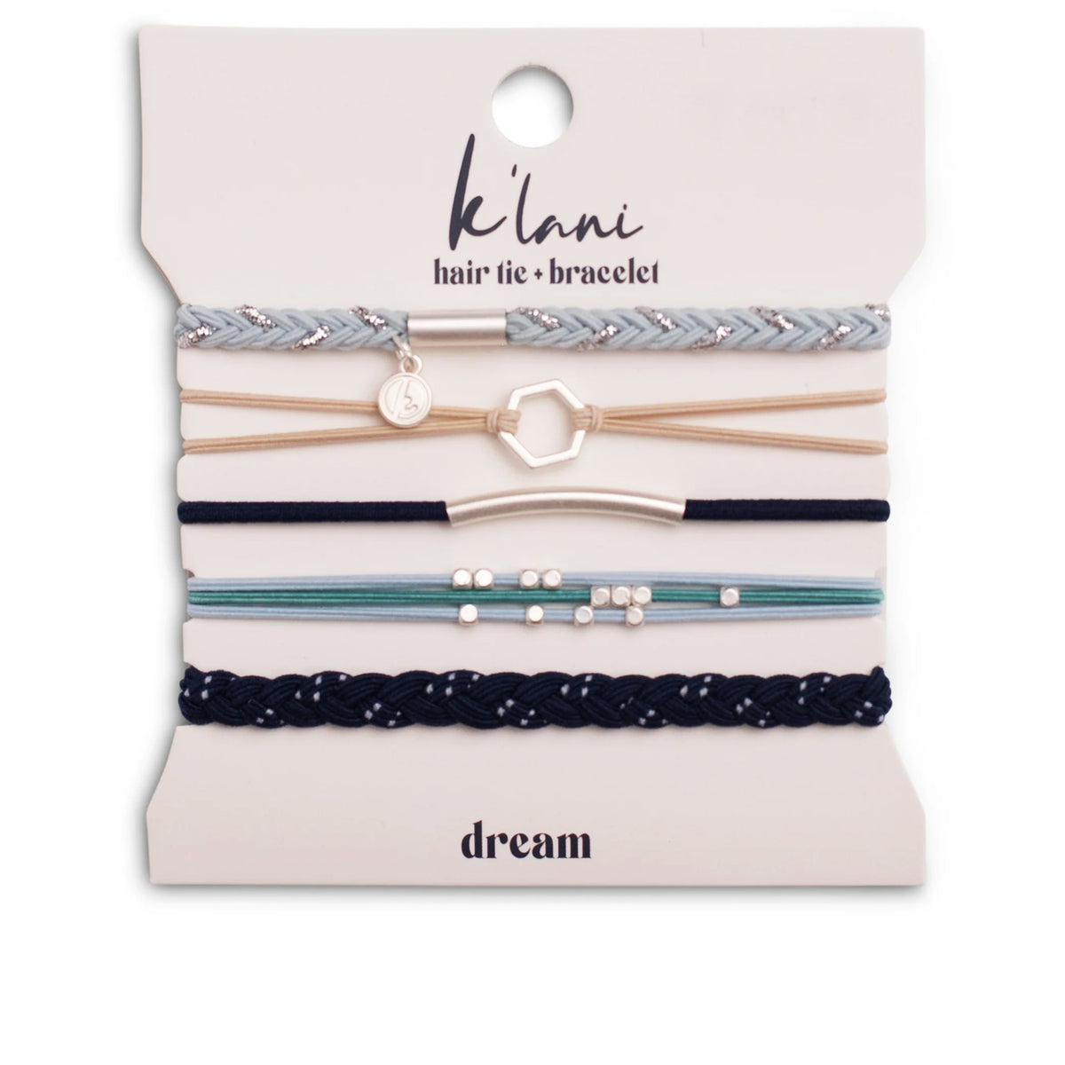 K'lani Hair Tie + Bracelet - Dream, Medium