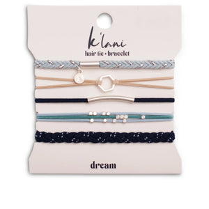 K'lani Hair Tie + Bracelet - Dream, Medium