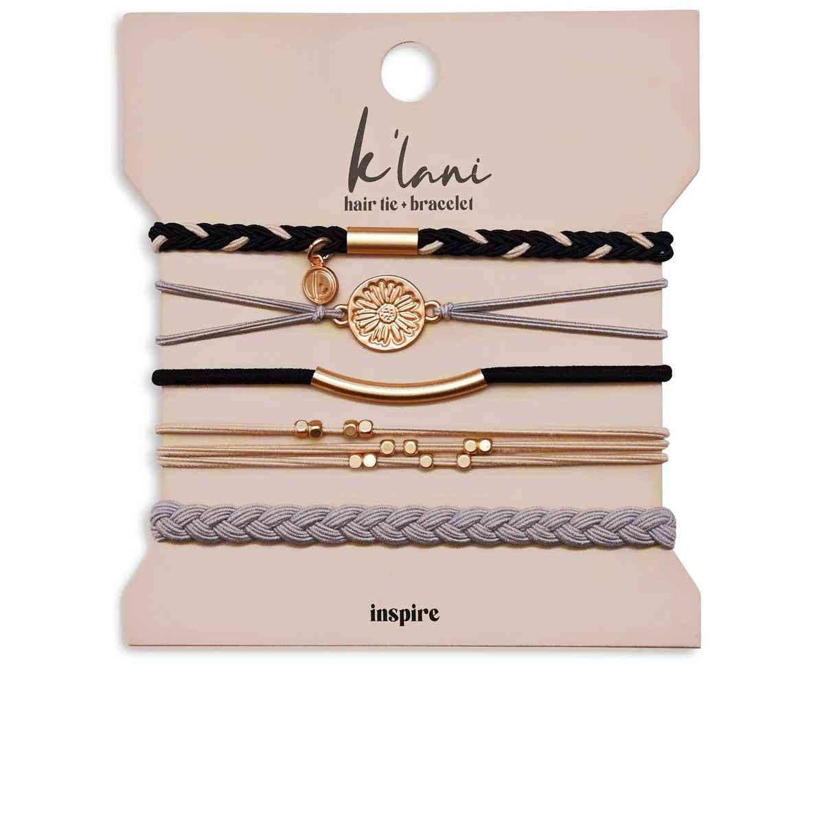 K'lani Hair Tie + Bracelet - Inspire, Small