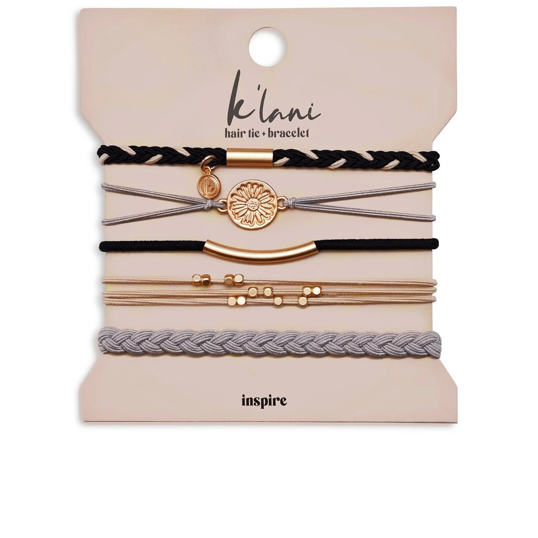 K'lani Hair Tie + Bracelet - Inspire, Small