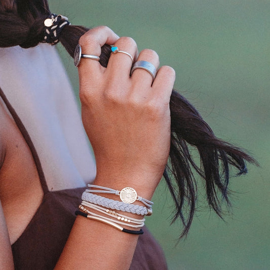K'lani Hair Tie + Bracelet - Inspire, Medium