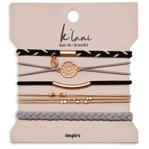 K'lani Hair Tie + Bracelet - Inspire, Large