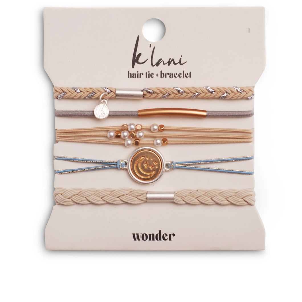K'lani Hair Tie + Bracelet - Wonder, Medium
