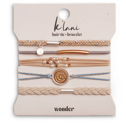 K'lani Hair Tie + Bracelet - Wonder, Large