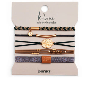 K'lani Hair Tie + Bracelet - Journey, Small