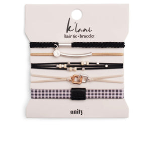 K'lani Hair Tie + Bracelet - Unity, Small