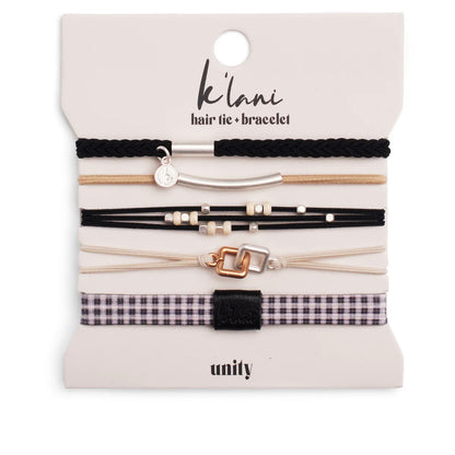 K'lani Hair Tie + Bracelet - Unity, Medium