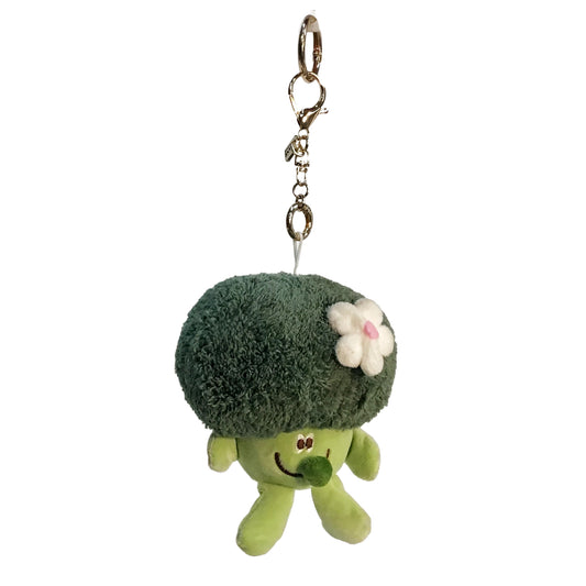 Bag Charm, Plush Broccoli