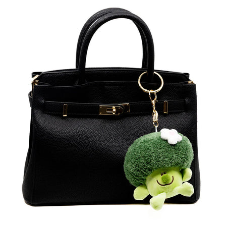 Bag Charm, Plush Broccoli