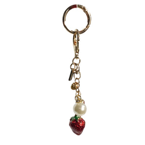 Bag Charm, Strawberry Tassel